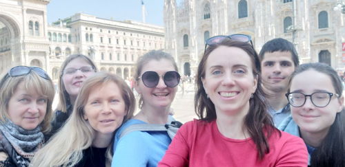 благотворительная поездка в Италию